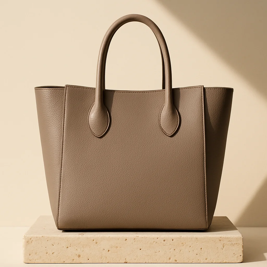 Syshaa Sculpted Leather Tote