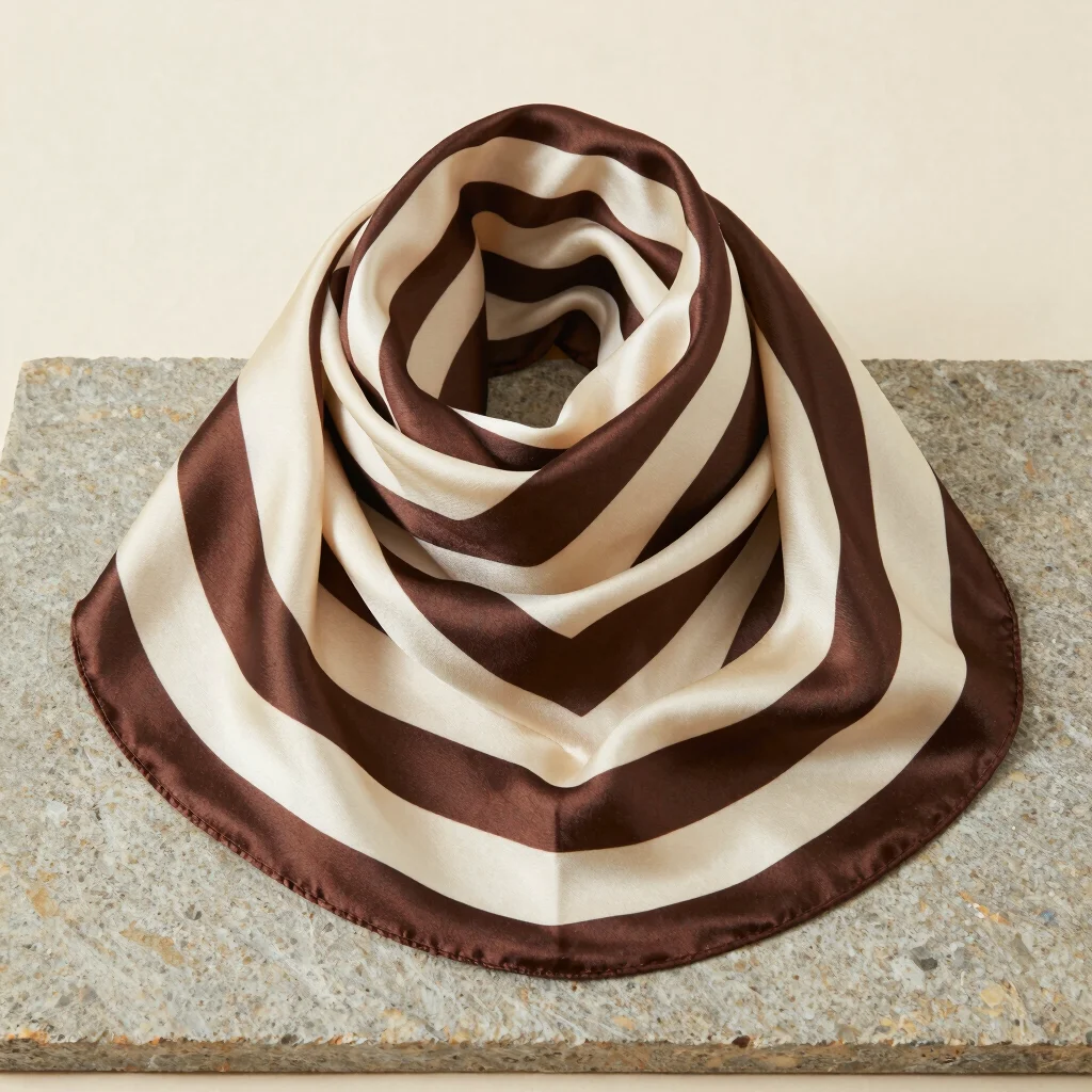Silk Twill Square Scarf